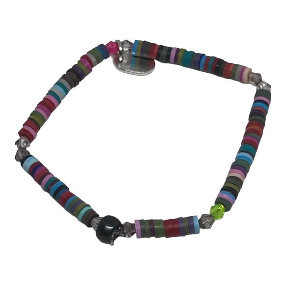 Football Fan Friendship Unique Tiny Heishi Beads Handmade Bracelets Multi Color - Picture 6 of 6